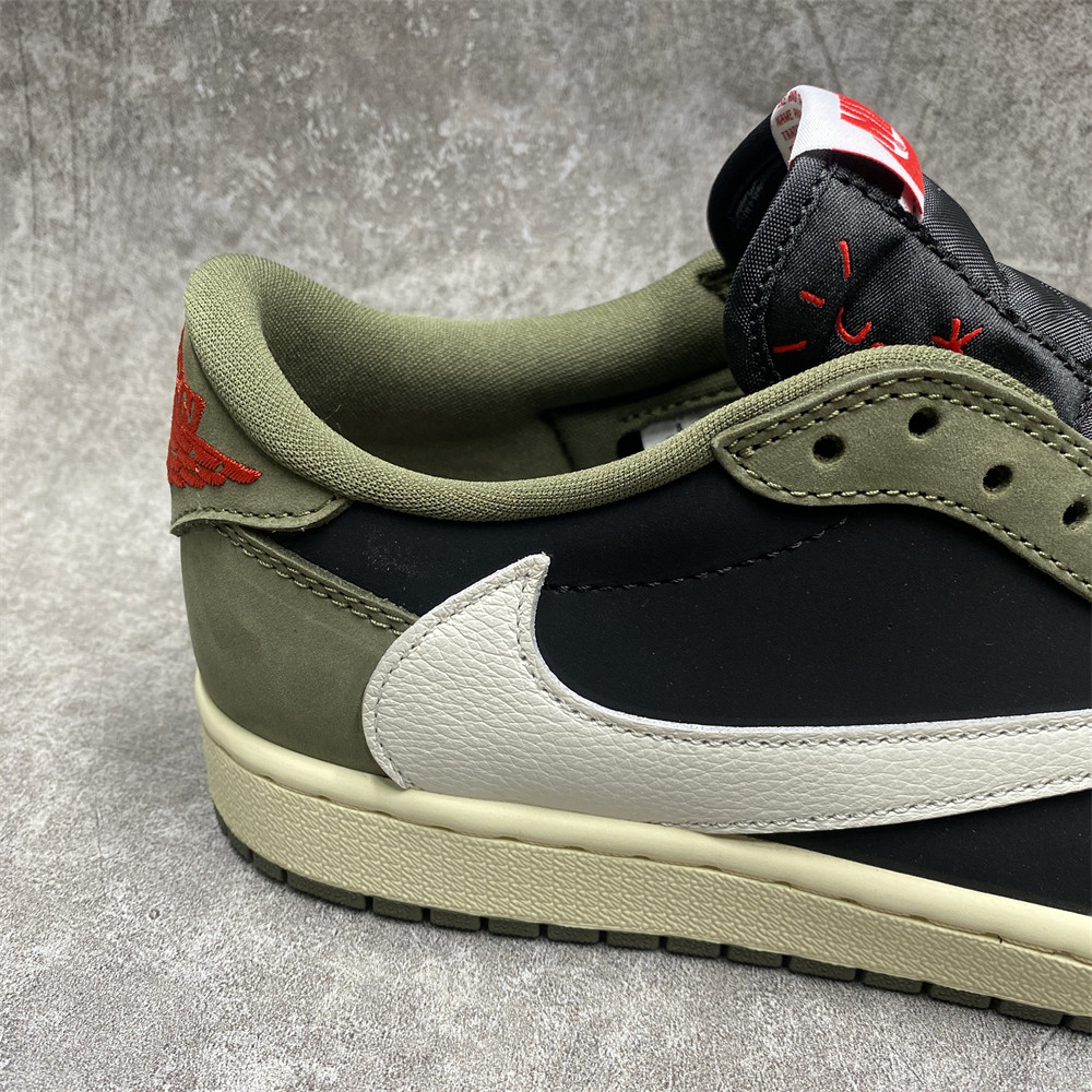 TRAVIS SCOTT X AIR JORDAN 1 LOW OG SP BLACK OLIVE