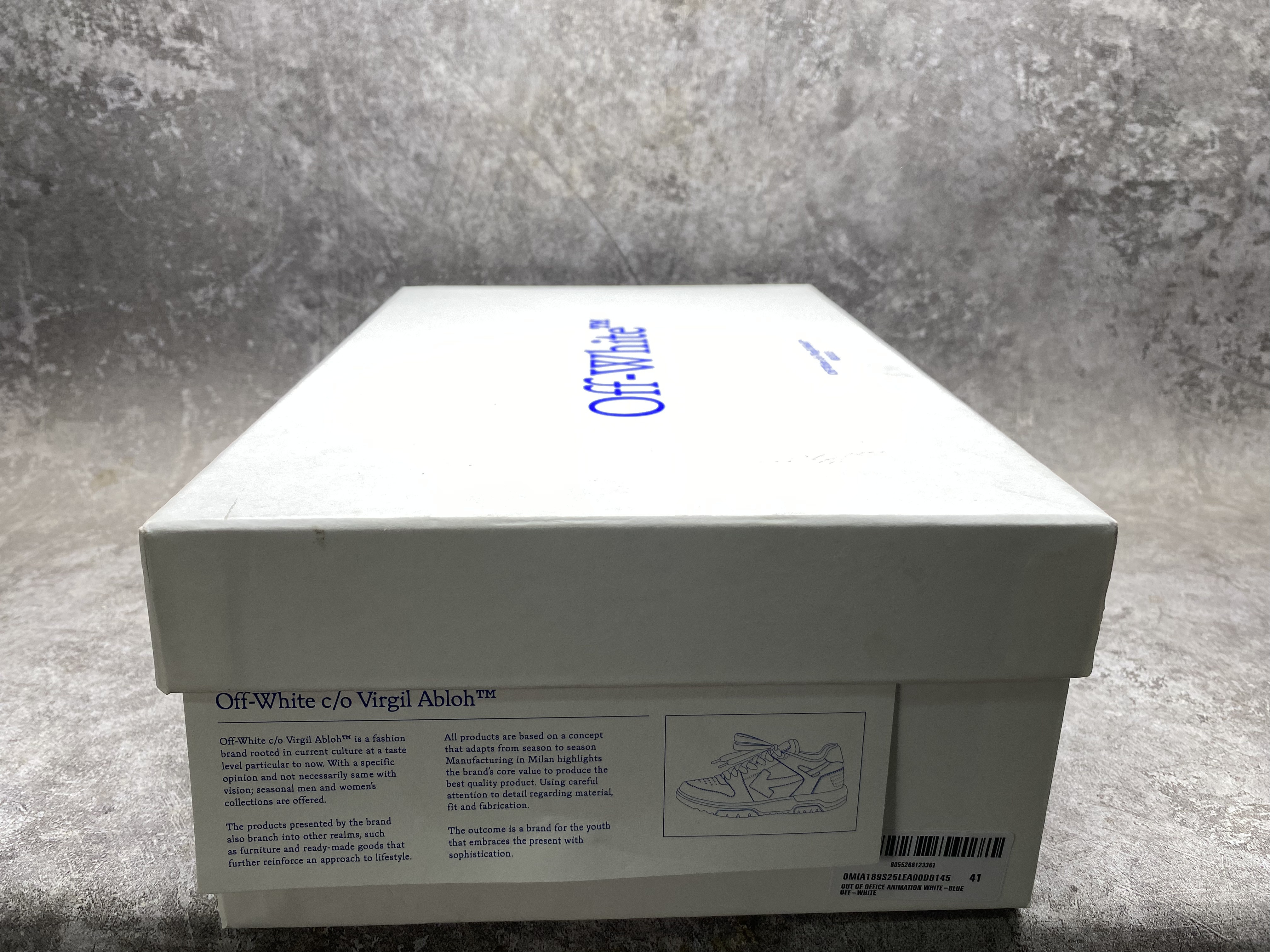 UA OFF-WHITE Out Of Office OOO Low Tops