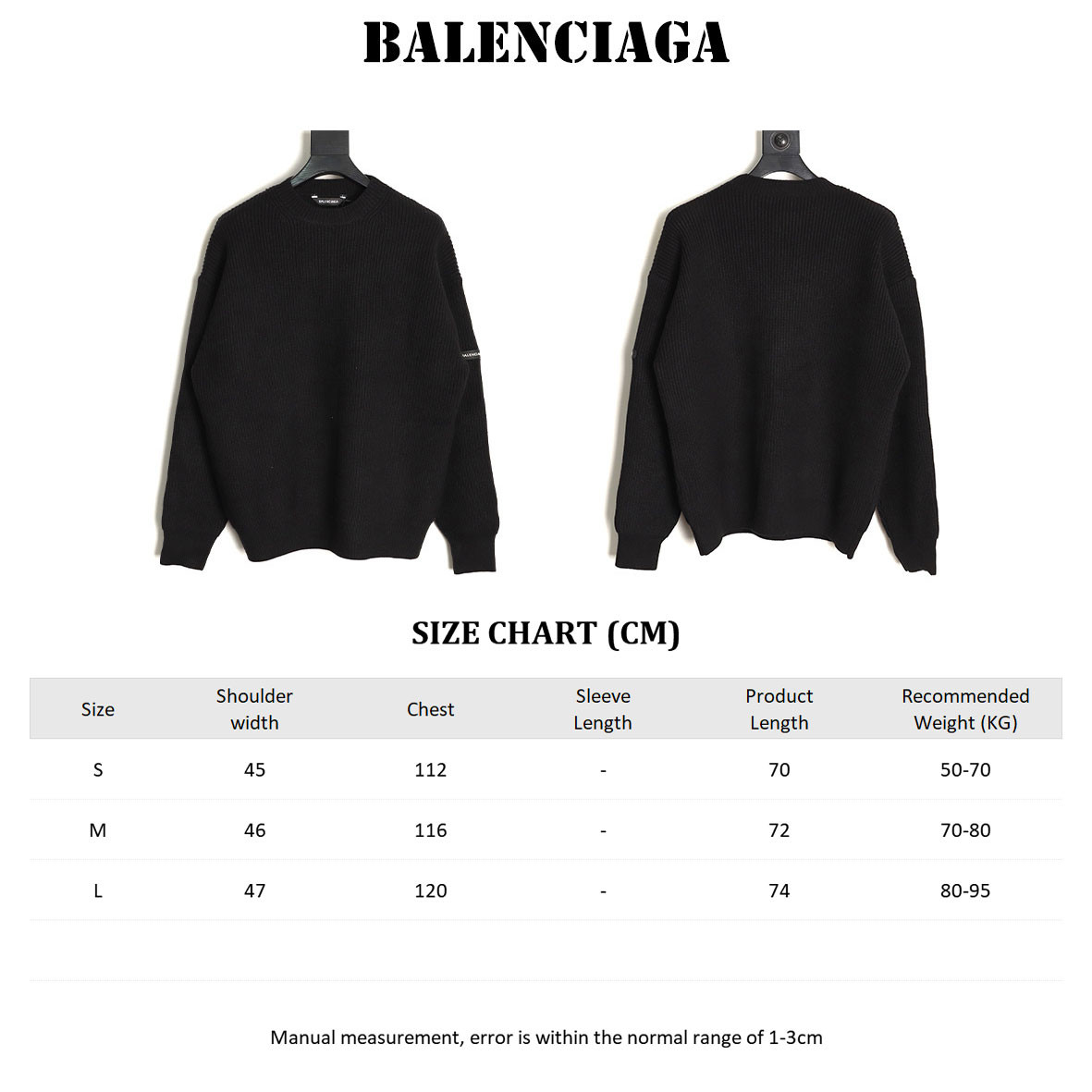 Ba*len*cia*ga 24fw sweaters