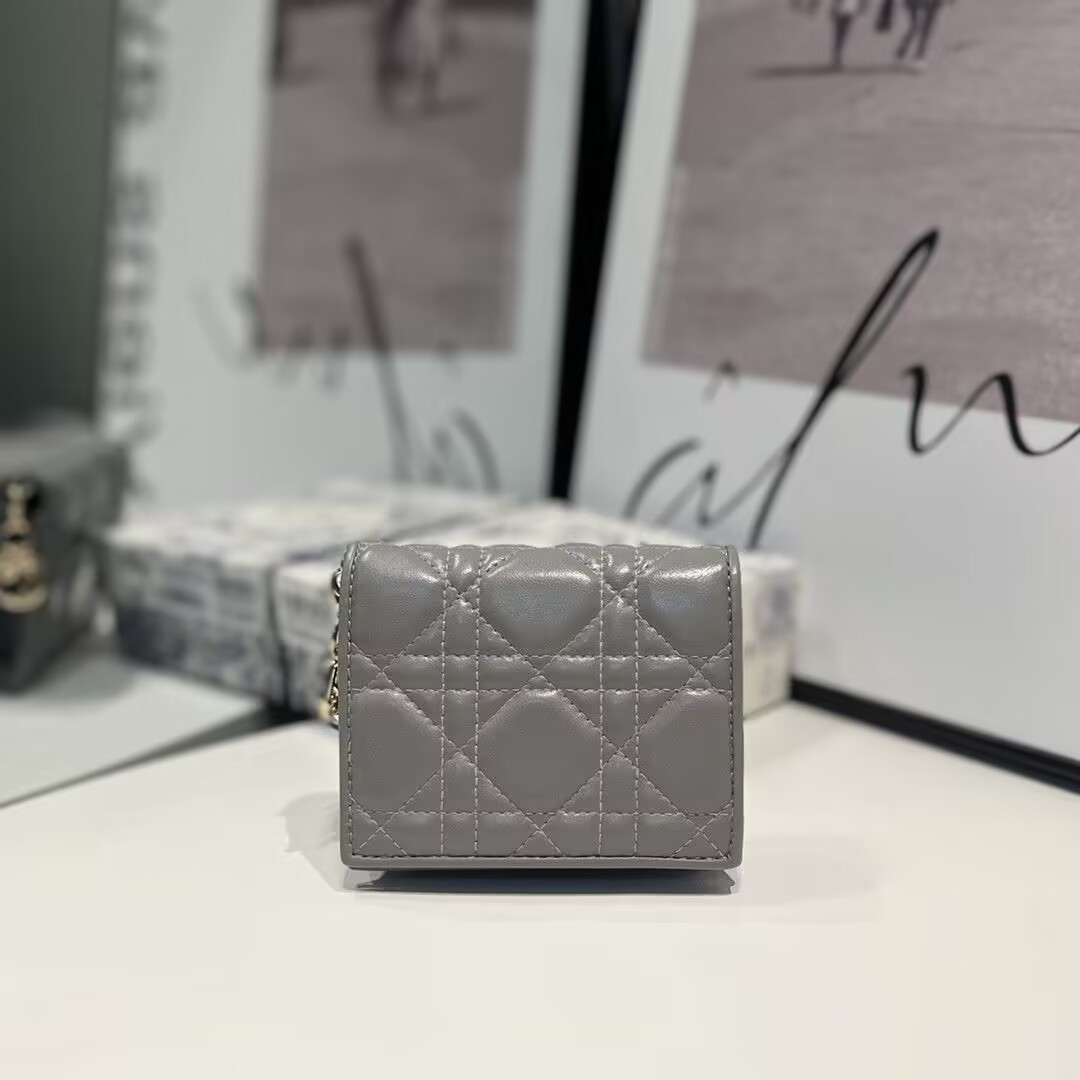 D*or mini lady D*or gardenia wallet 11x9x3cm