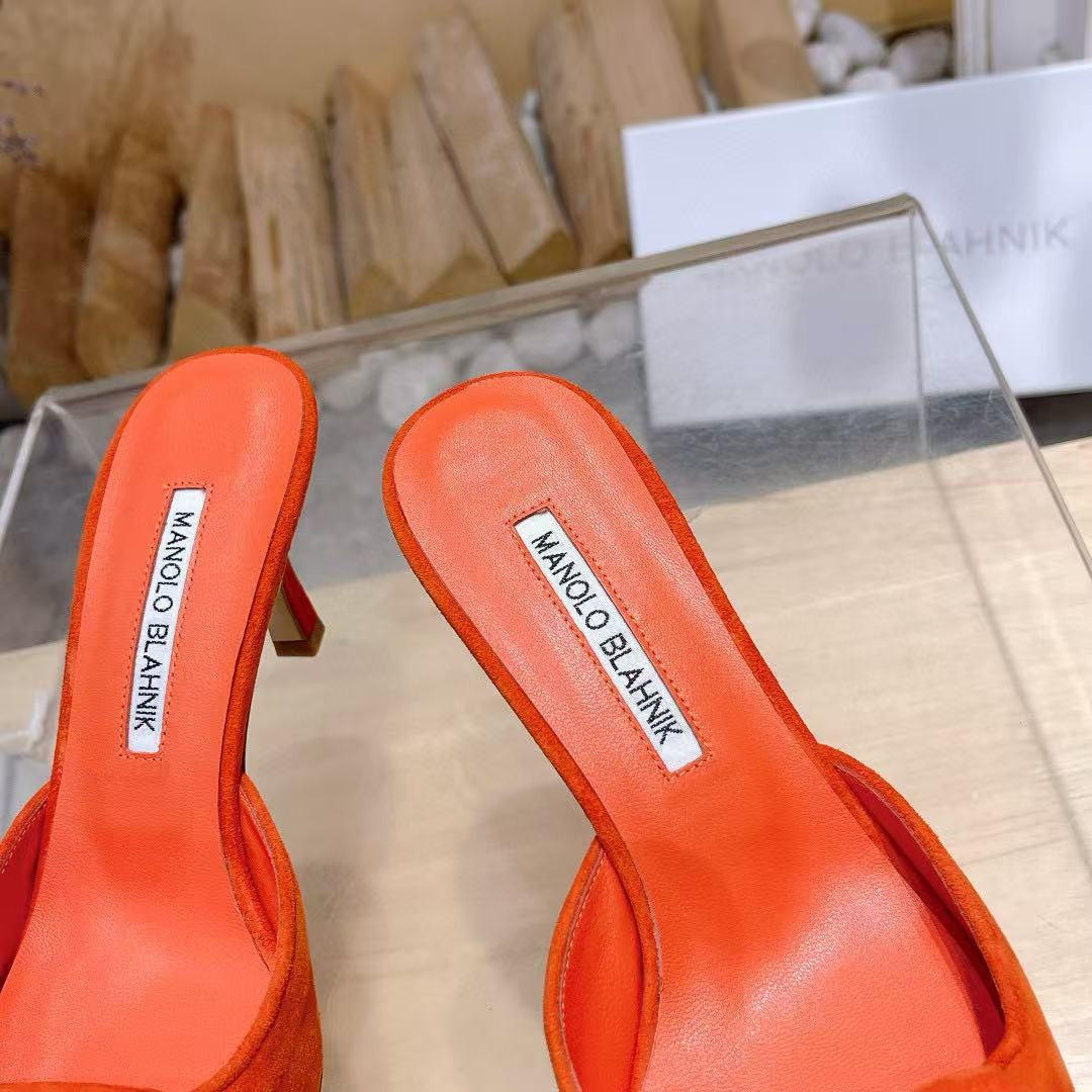 UA Manolo Blahnik Mules 7.5cm