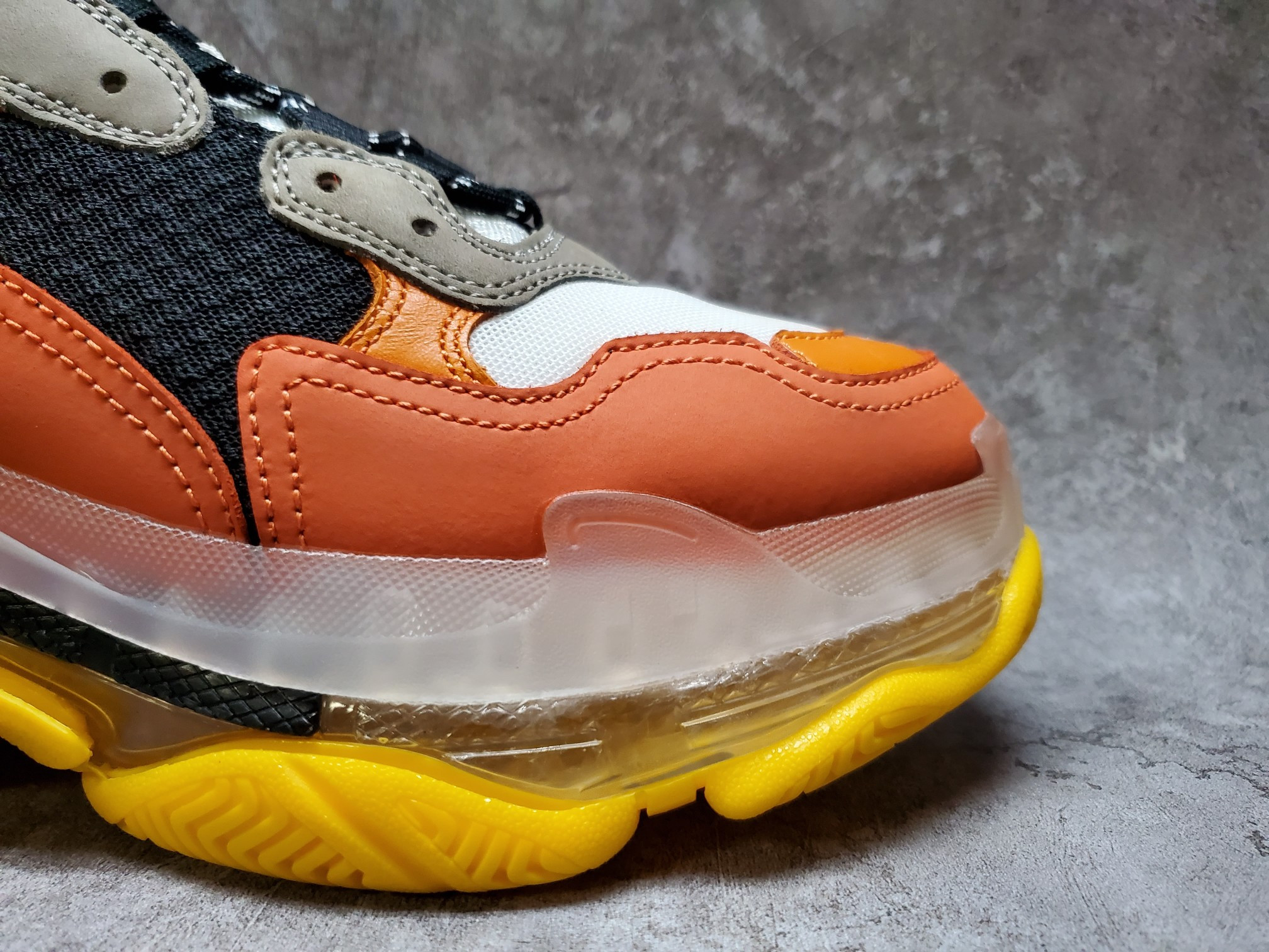 Balenciga Triple S Black Orange
