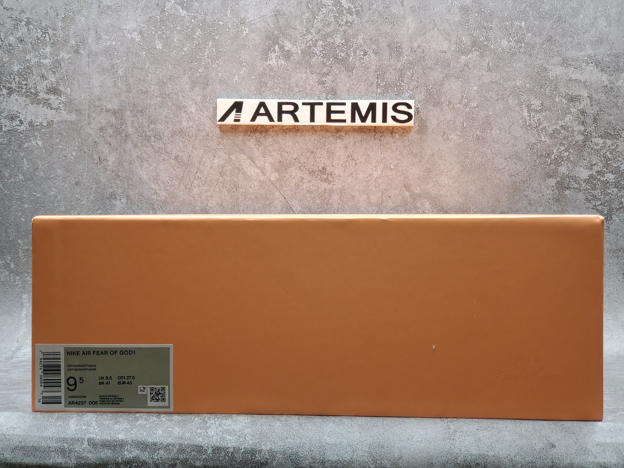 Nike Air Fear of God 1 Triple Black