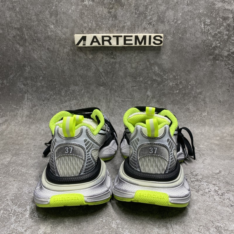 Balenciga  3xl Sneakers In Silver Green