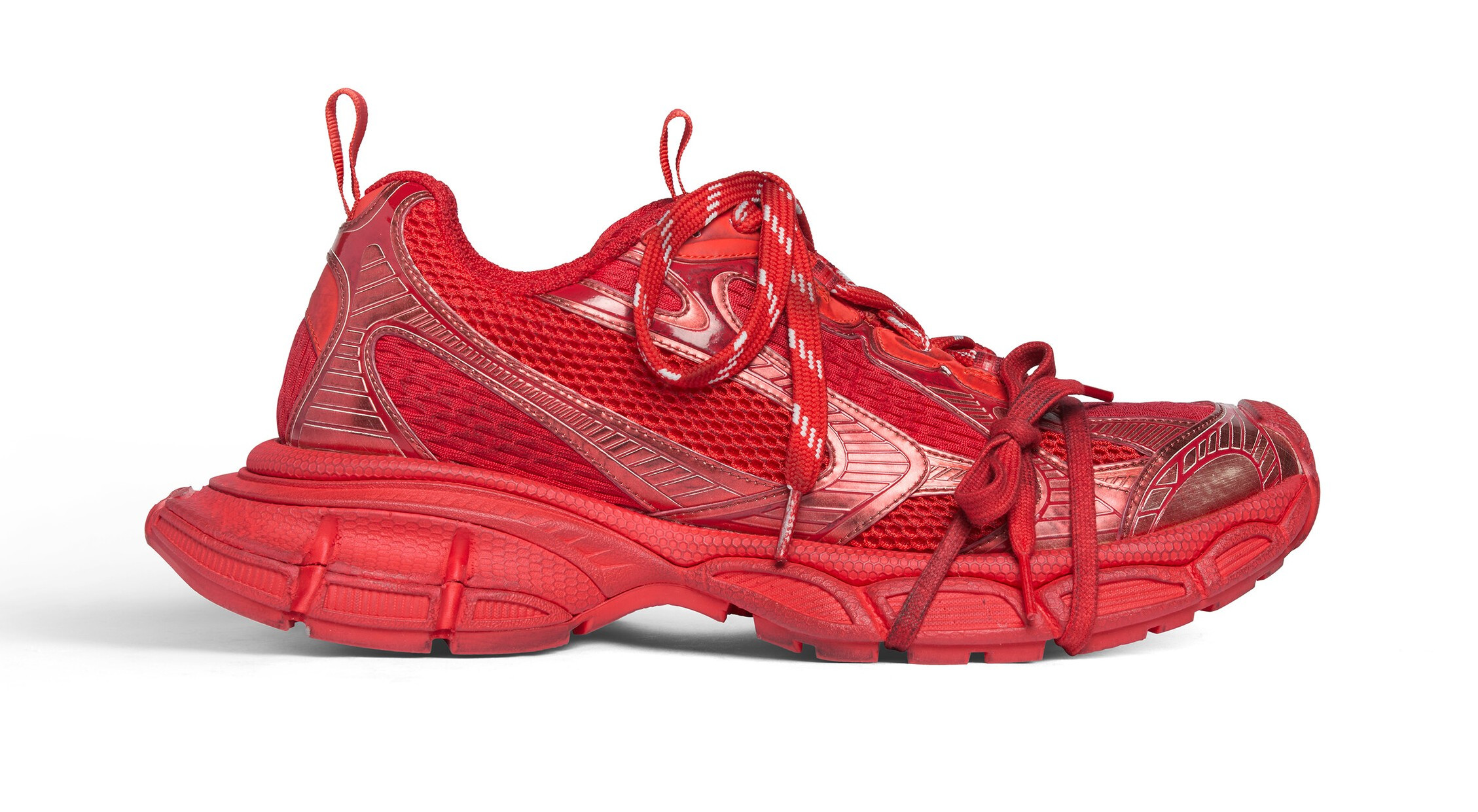 Balenciga 3XL Sneaker in Red