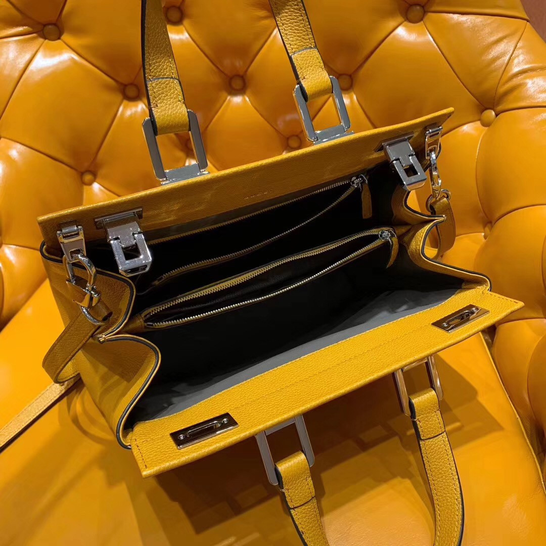 Zumi grainy leather small top handle bag