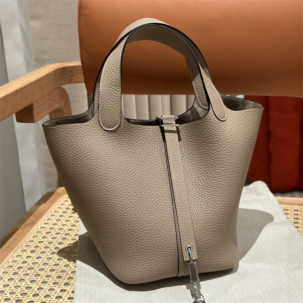 Hermès Picotin 18cm Trench coat gray without original box