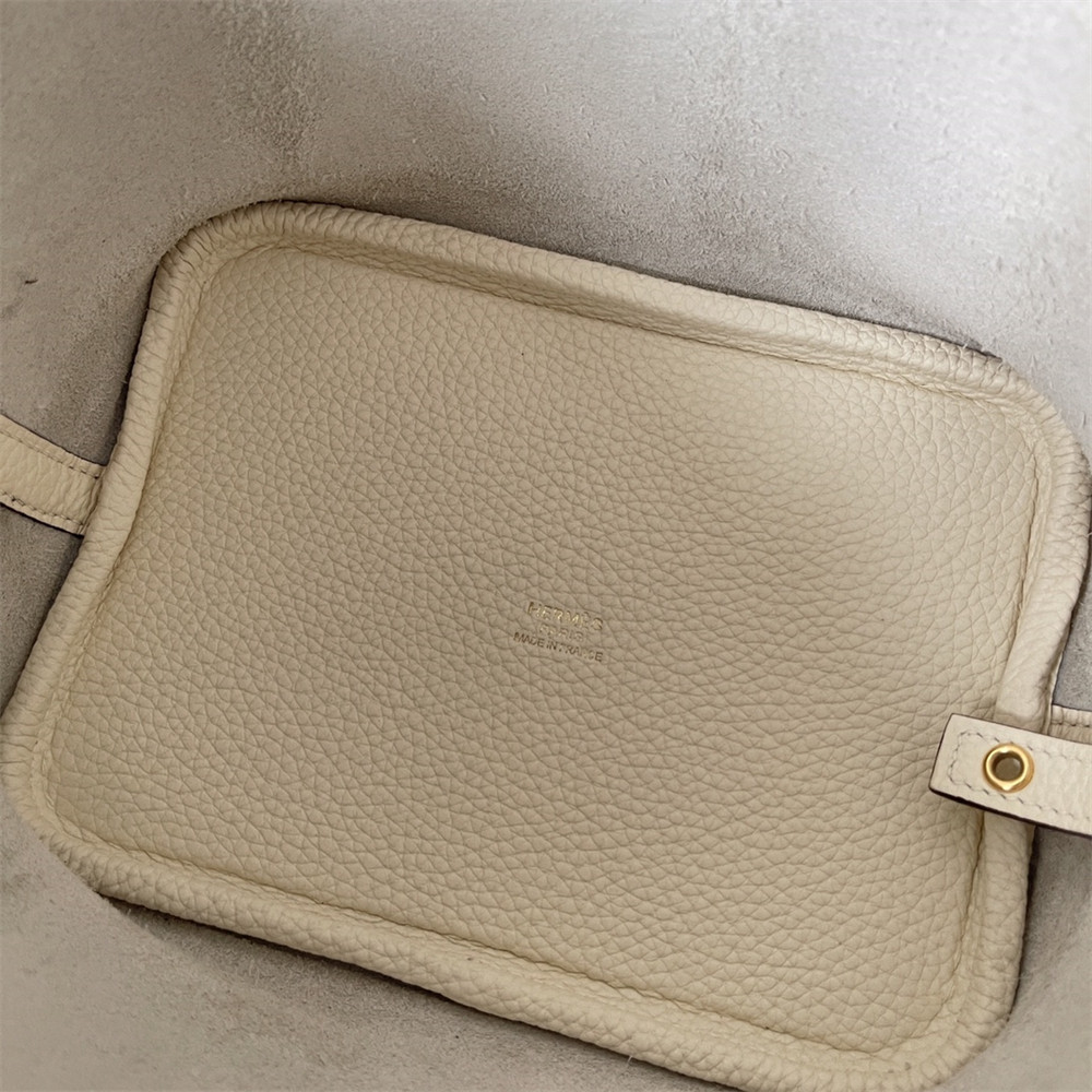 Hermès Picotin 18cm milky white without original box