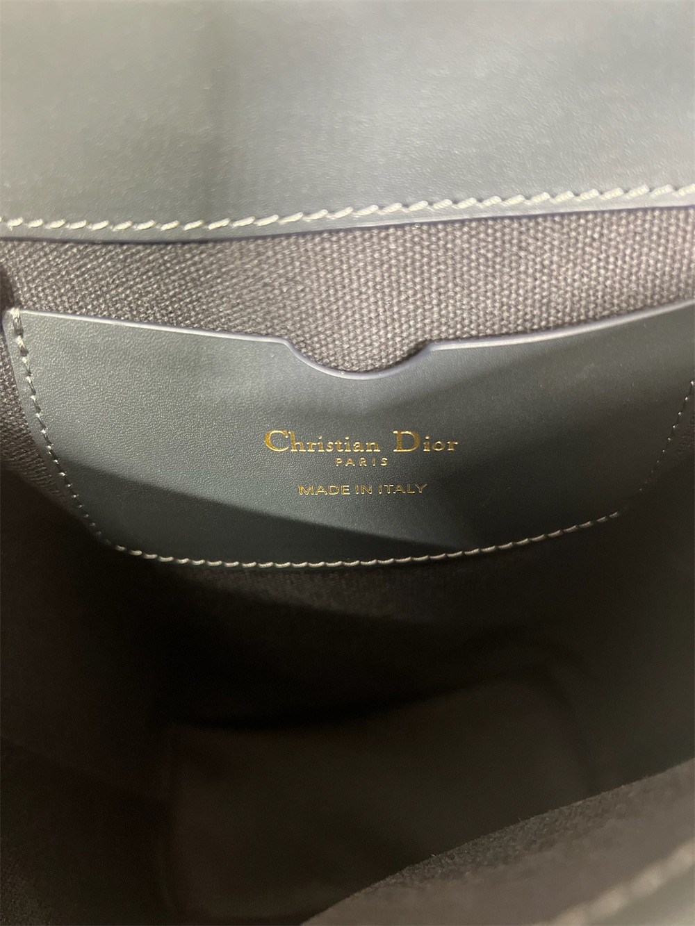 D*or 30 montaigne large chain bucket bag oblique jacquard and calfskin