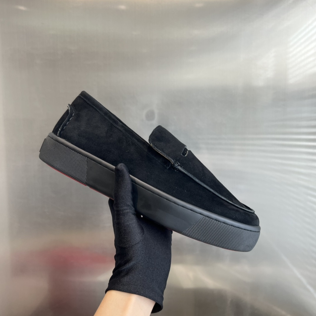 ua Ch**an louboutin thick-soled loafers